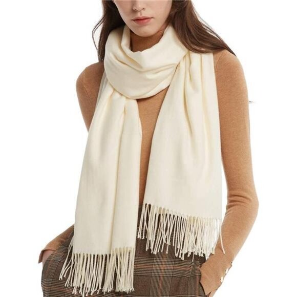 Winter Scarf Cashmere Feel Pashmina Shawl Wraps Soft Warm Blanket for Women - Picture 1 of 6